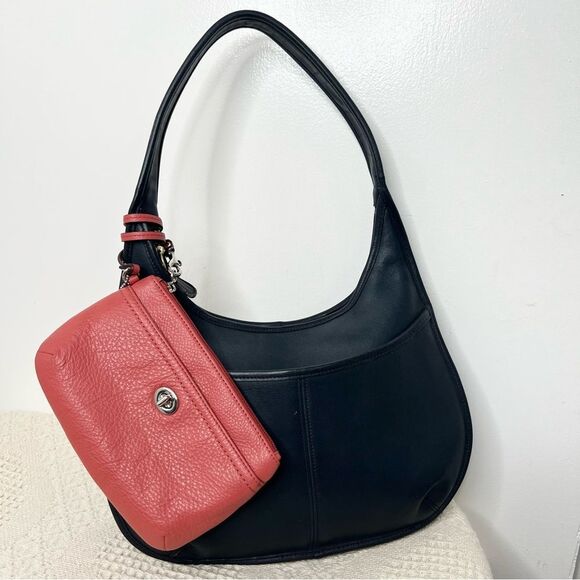 Coach Park Leather Medium Wristlet F49472 Sienna Coral - Picture 9 of 9